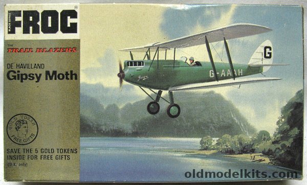 Frog 1/72 DH-60G Gipsy Moth - Trail Blazers Issue with Amy Johnson Figure - (DH60), F169 plastic model kit